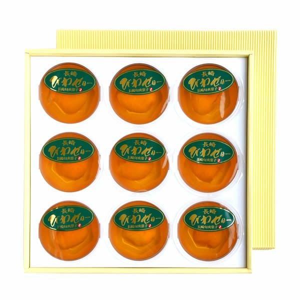長崎 びわゼリー ギフト 9個入り TO95 | カステラ専門店【長崎心泉堂