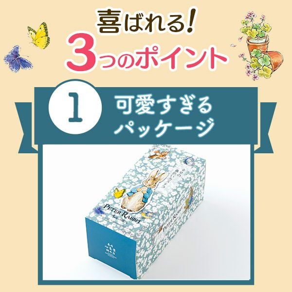 幸せの黄色いカステラ ピーターラビット ハーフ 0.3号 5切 T340